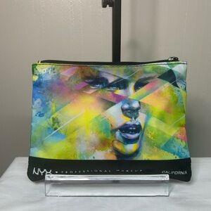 NYX multicolor, cosmetic pouch and makeup bundle